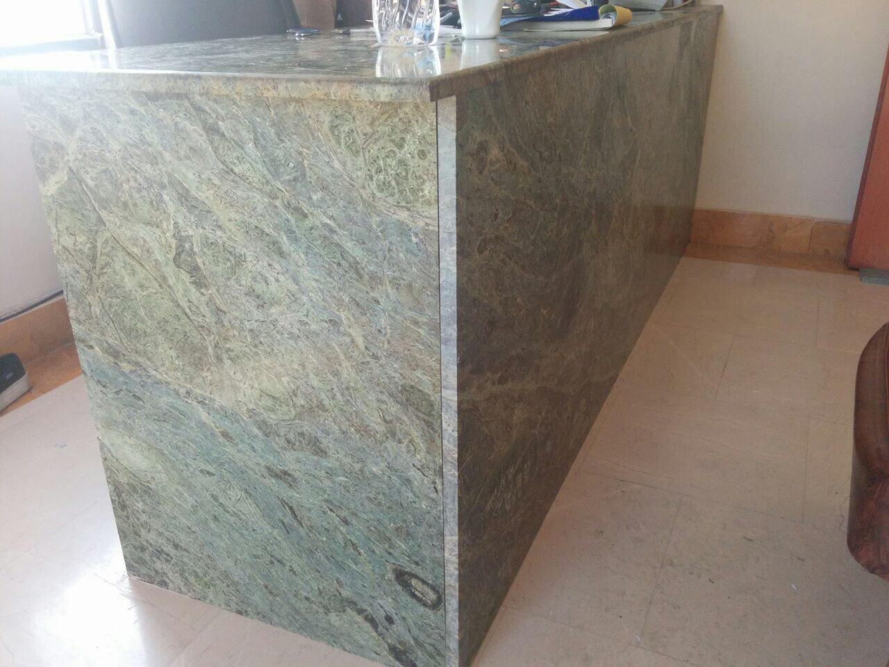 Green Marble Kitchen Project